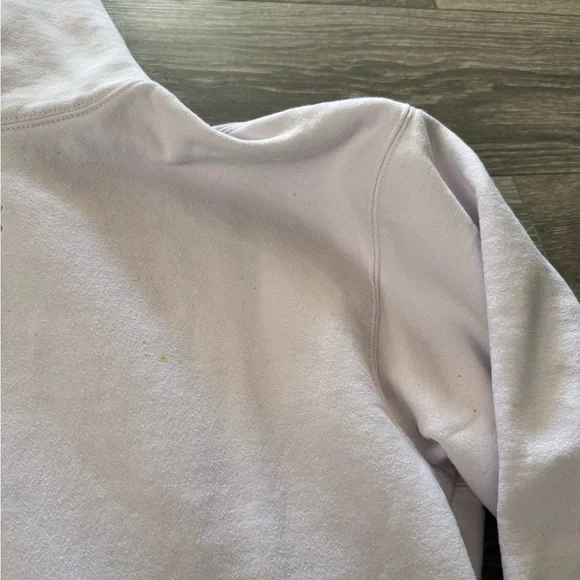 Glossier Women’s Lavender Hoodie with Embroidered Logo Size XL - Picture 8 of 9